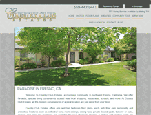 Tablet Screenshot of countryclubestatesapartments.com